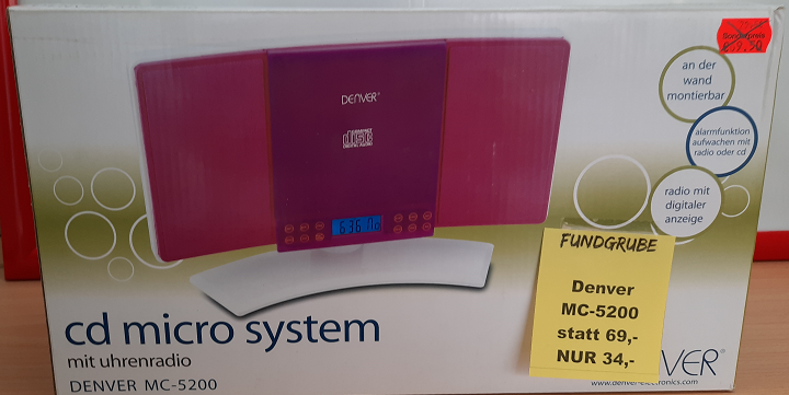 CD Radio micro System Denver MC-5200